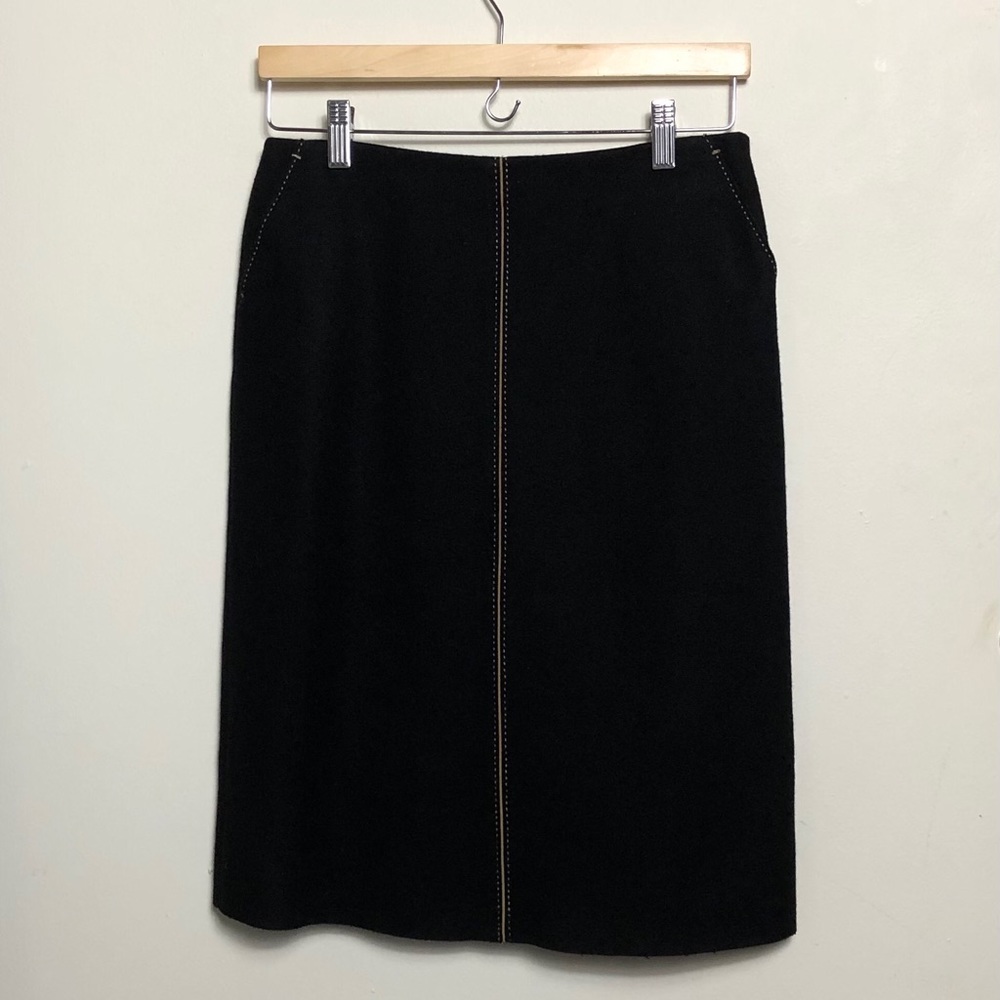 J. Crew black wool size 2